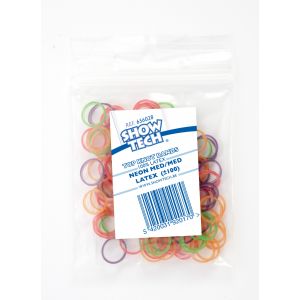 Show Tech - Elastici in Lattice - 9 mm - Mix Colori - 100 pezzi