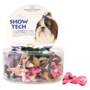Show Tech - Fiocchi con elastici - Fantasia Rombi - 50 pz