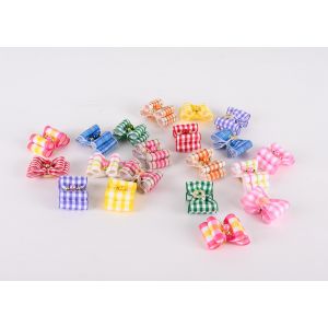 Show Tech - Fiocchi con elastici - Tartan - 36 pz