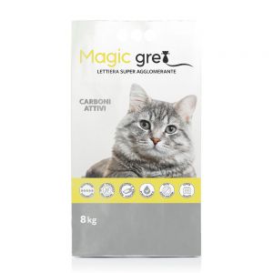 Magic Grey - Lettiera super agglomerante - 8 kg