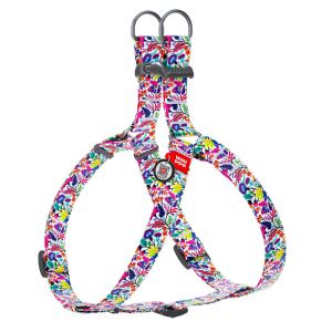 Waudog - Nylon - Pettorina con Pattern Magic Flowers