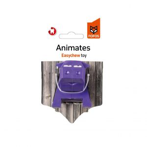 Fofos - Giochi da masticare in Tpr - Maiale Viola