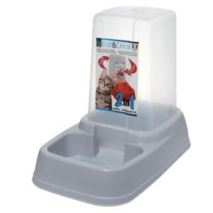 Georplast - Dispenser Eat&Drink con antiscivolo- 3,7 L