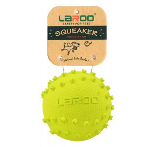 Laroo - Palla da softball in gomma con squeak