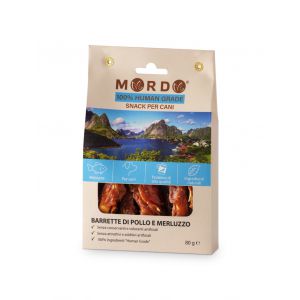 Mordo - Snack - Barrette di pollo e merluzzo
