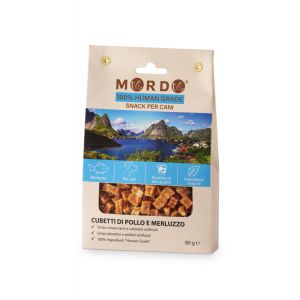 Mordo - Cubetti di pollo e merluzzo - 80 g