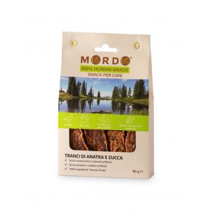 Mordo - Snack - Tranci di anatra e zucca - 80 gr