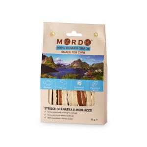 Mordo - Strisce di anatra e merluzzo - 80 g