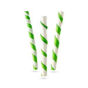 Mordo - Stick bicolore attorcigliati - Bianchi e verdi