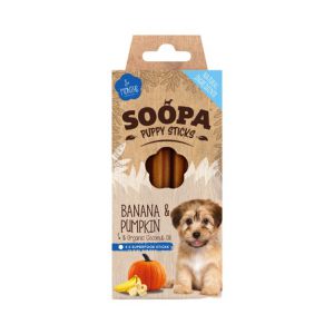 Soopa - Puppy Sticks - Banana e zucca