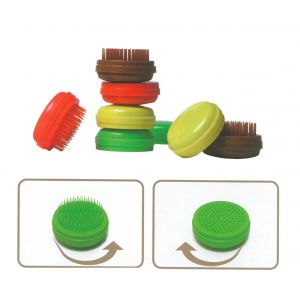 Spazzola rotonda per gatti - Colori assortiti