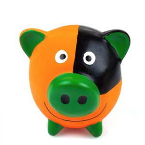 Dog Team - Giochi in Lattice - Maialino bicolore - 10 cm